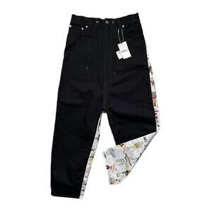 Hybrid paneled denim